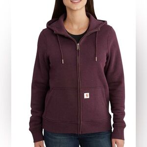 Carhartt Lined Relaxed Fit Midweight Women’s Full Zip Sweatshirt M(8-10)